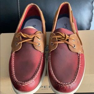 Men’s Sperry A/O 2 Red/Brown Size 10.5